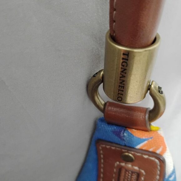 TIGNANELLO Fabric Canvas Tote Shoulder Bag - Picture 14 of 15